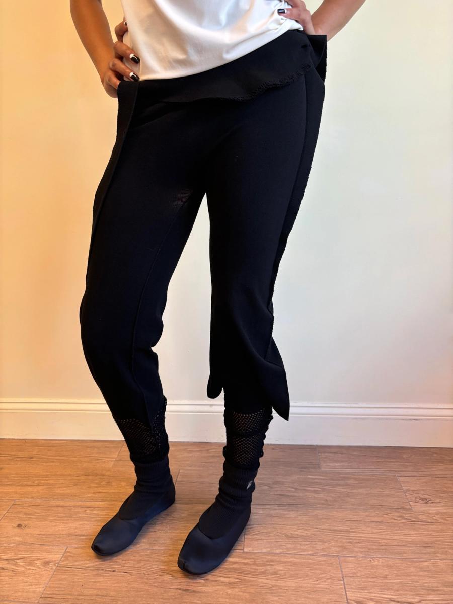 APOC Black Pants with Mesh Trim product image