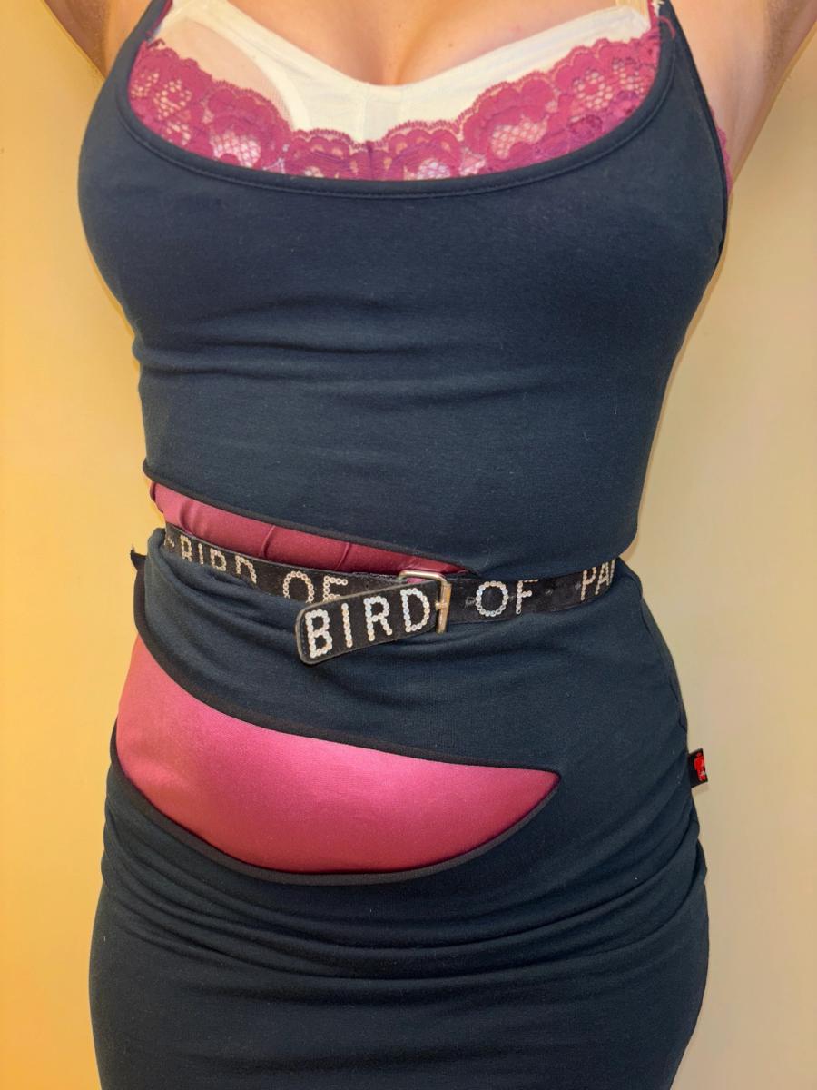 80s Sonia Rykiel 'Bird of Paradise' Rhinestone Belt product image