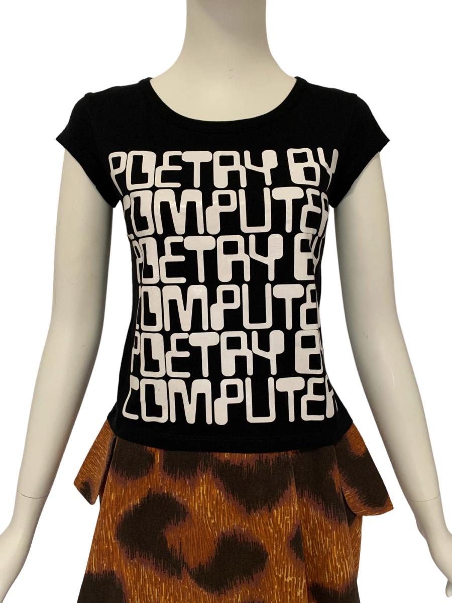 Jeremy Scott "Poetry by Computer" T-shirt product image