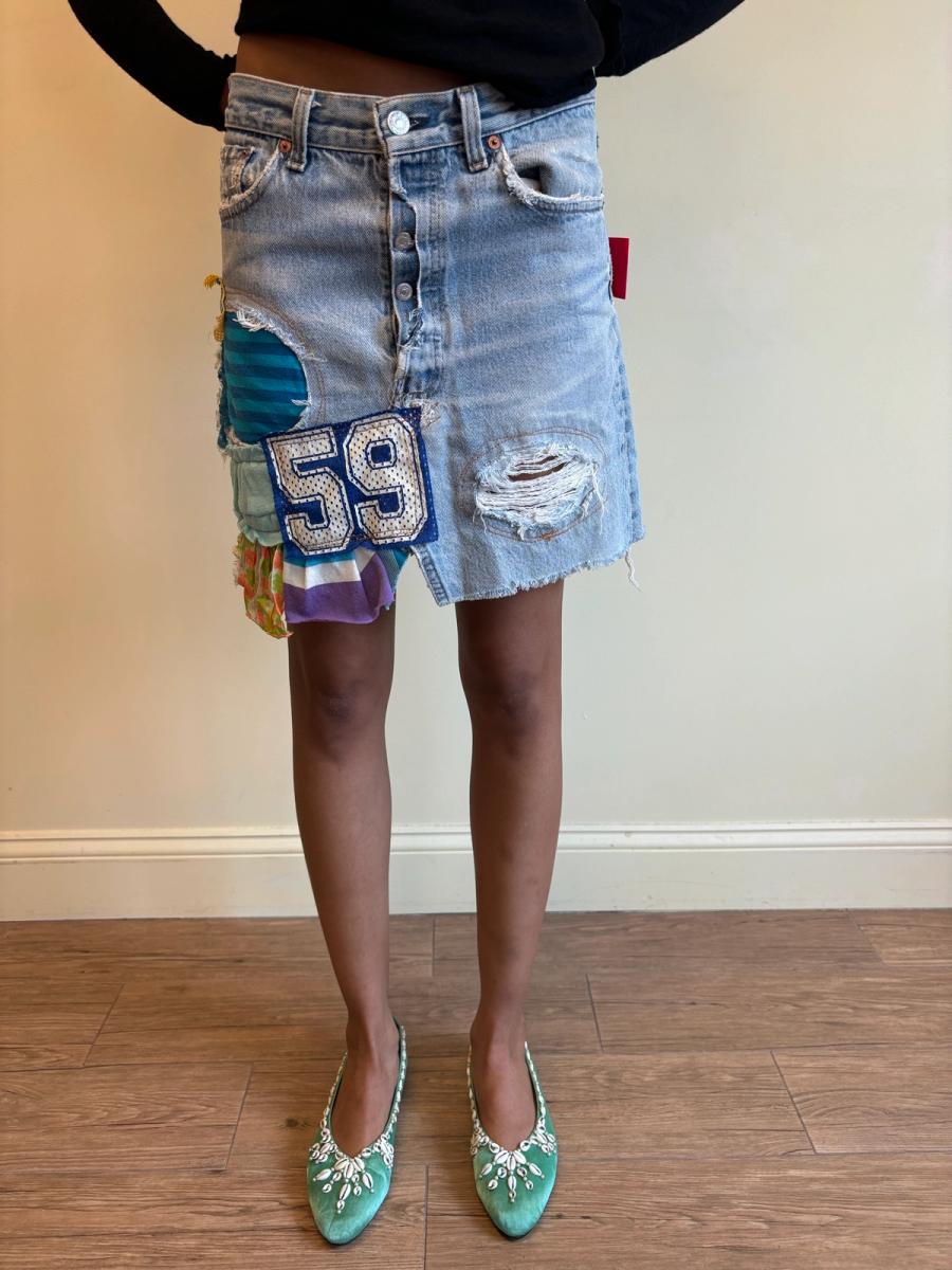 Glamorous Naoko Ushiro Patchwork Skirt product image