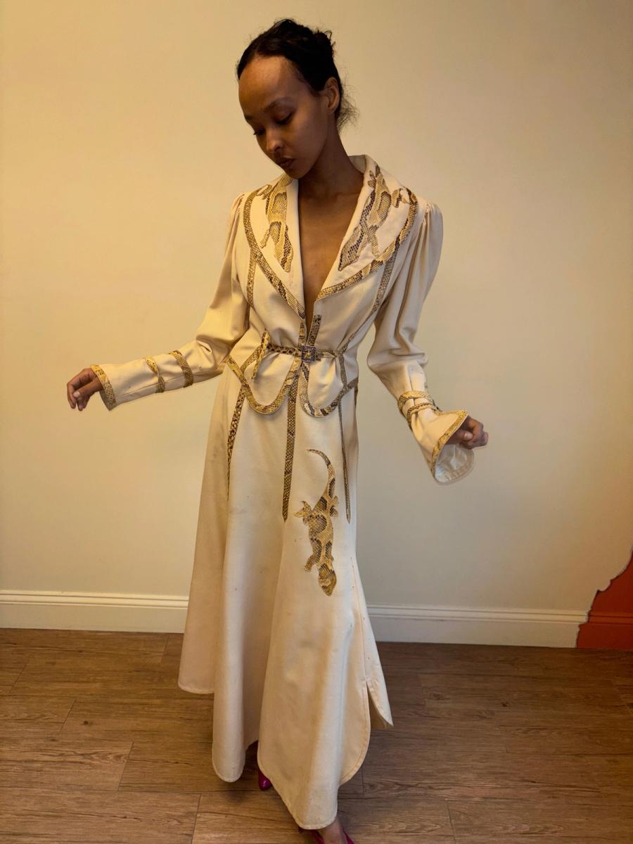 70s Bill Gibb Lizard Cutout Set product image