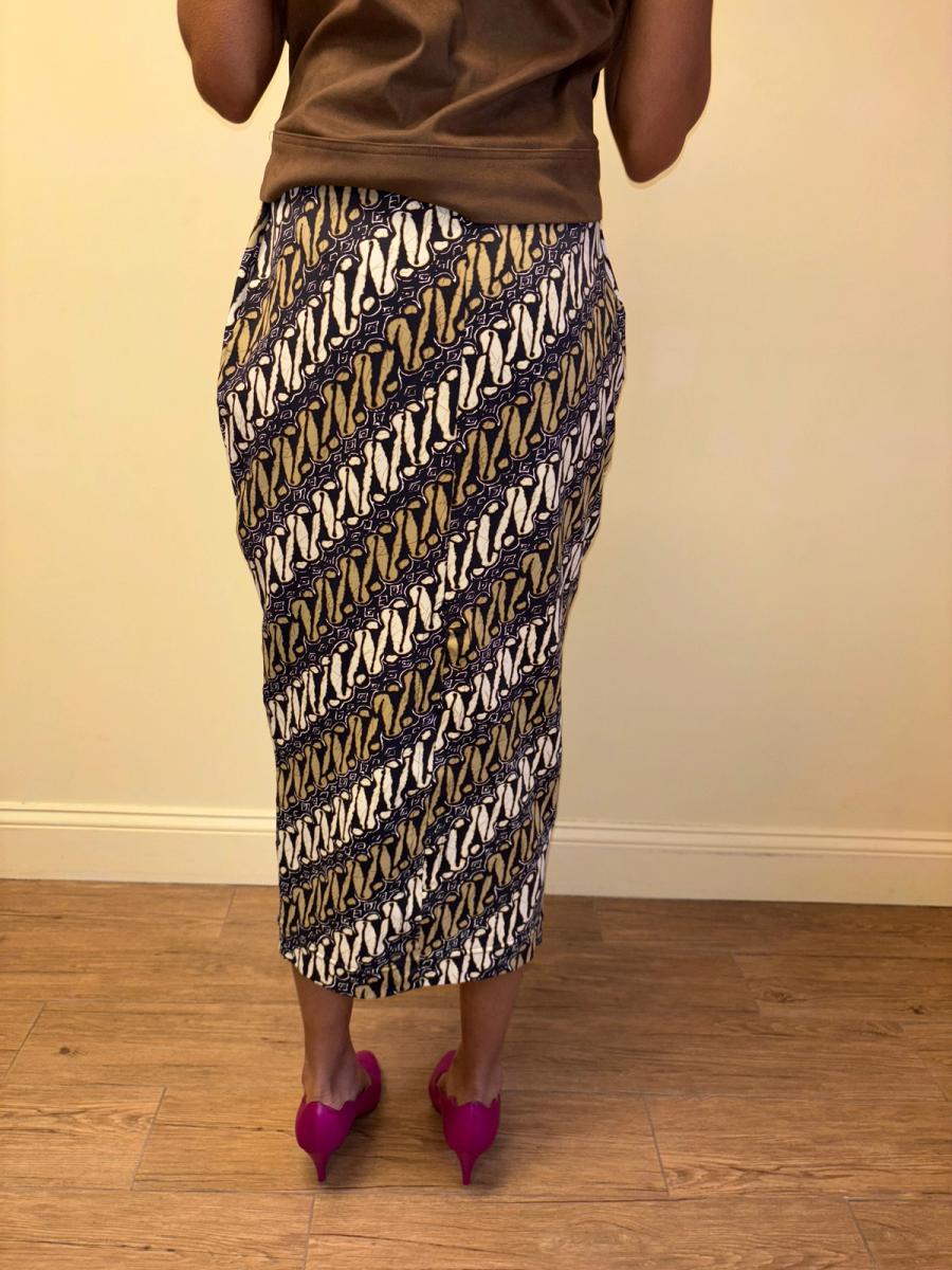 Vintage Ozbek Batik Hobble Skirt product image