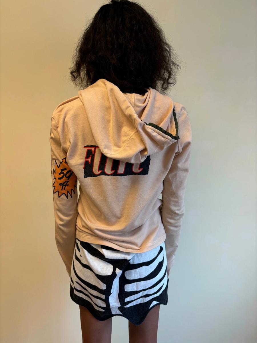 Bevies of High-Heel Beauties Patchwork Hoodie product image
