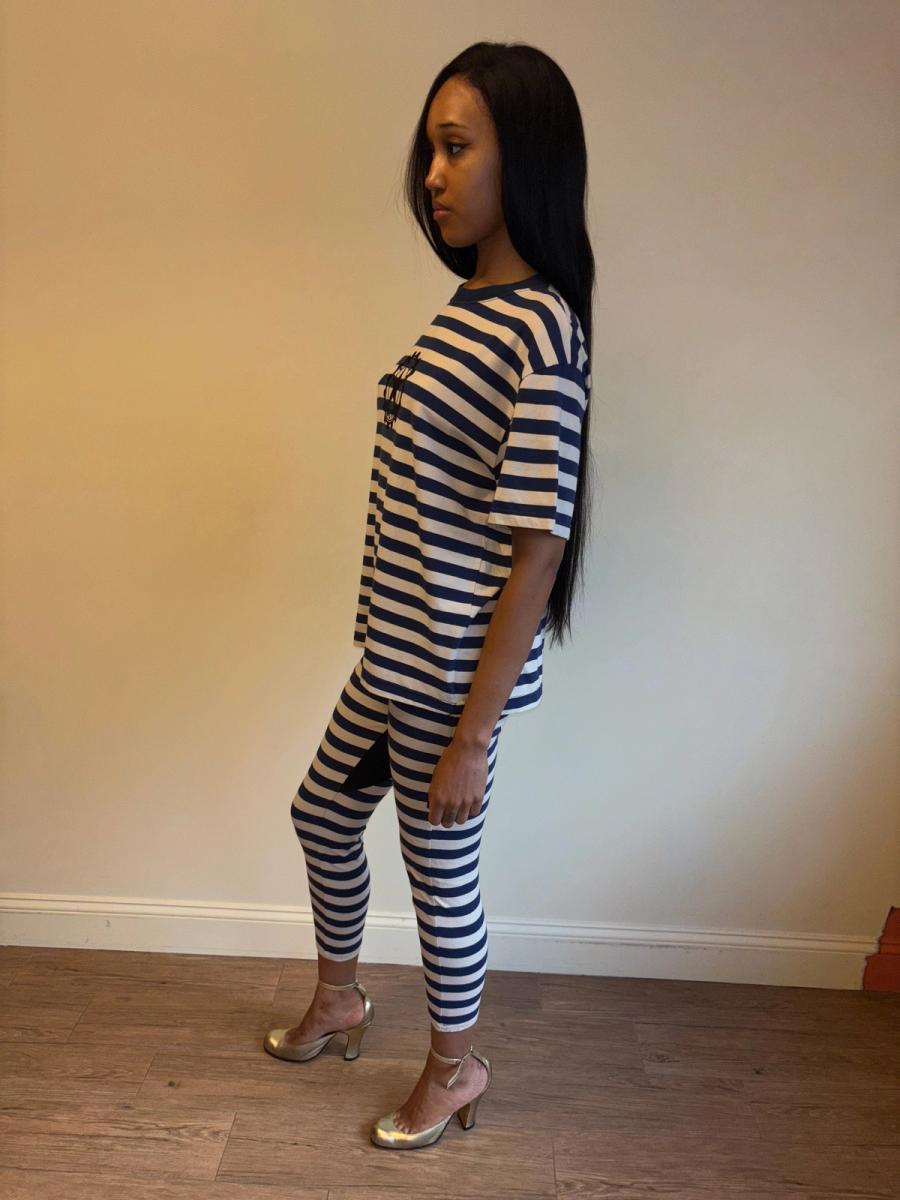 80s Junior Gaultier Striped Set product image