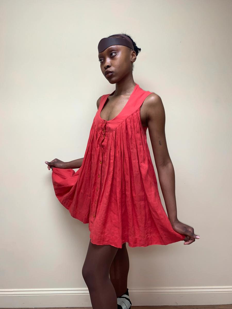 90s Vivienne Westwood Babydoll Dress With Interior Bustier product image