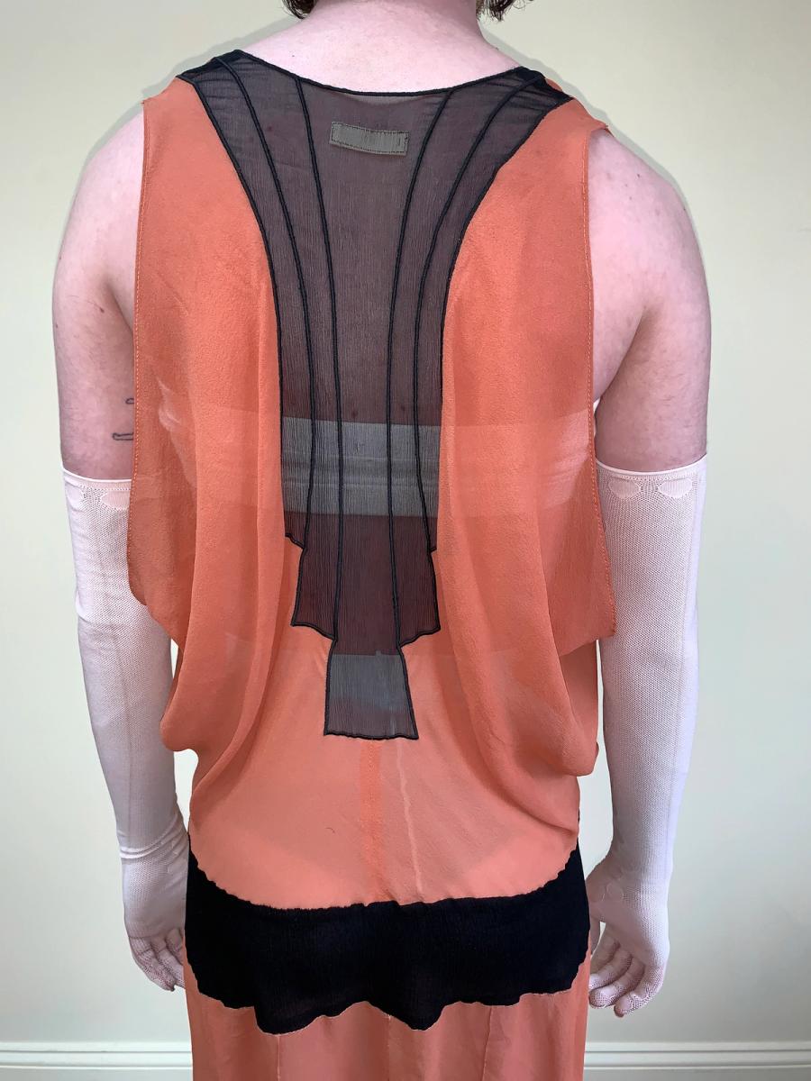 Share Spirit Art Deco Inspired Silk Dress product image