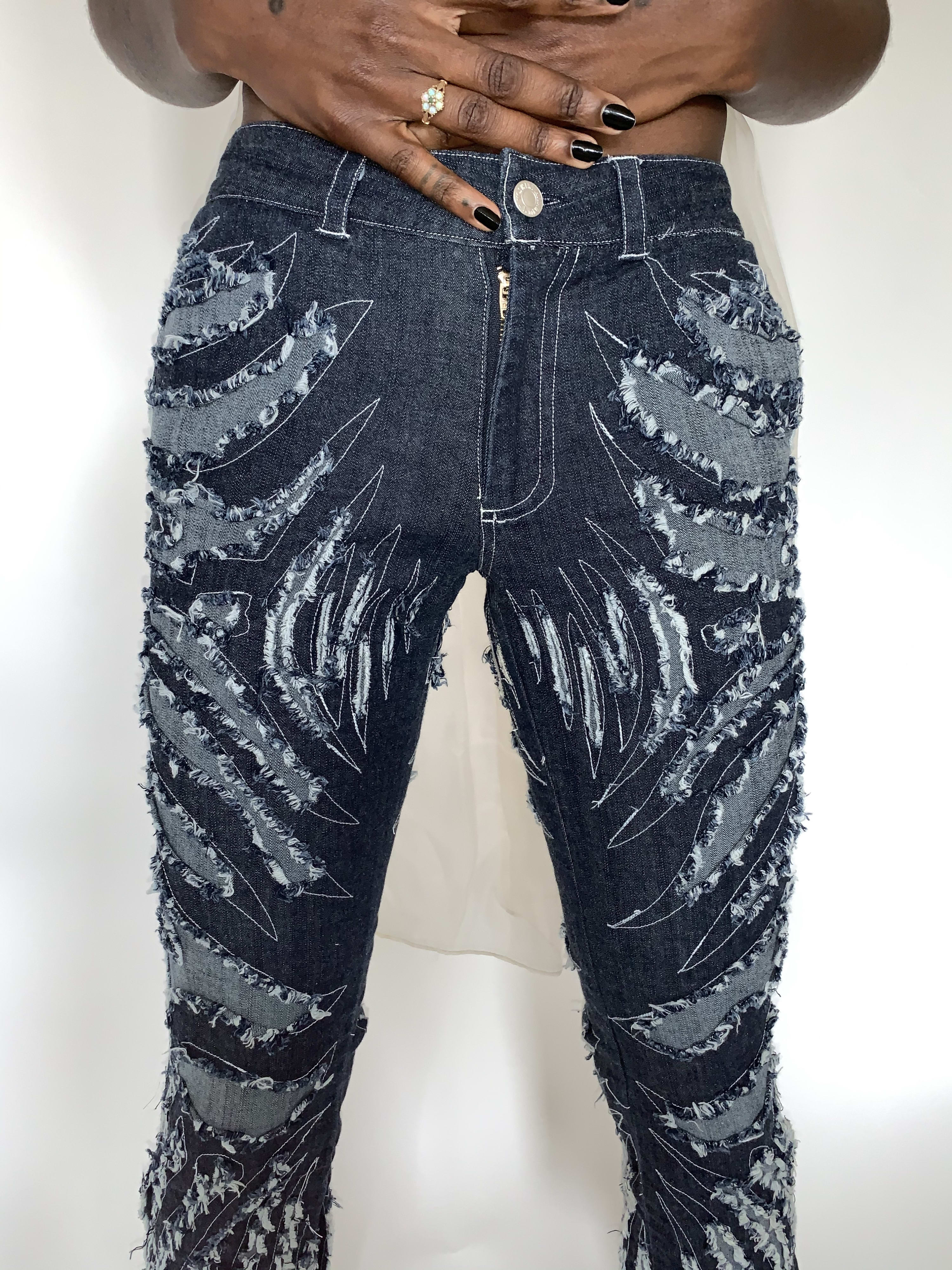 Yoshiki Hishinuma Shredded Jeans