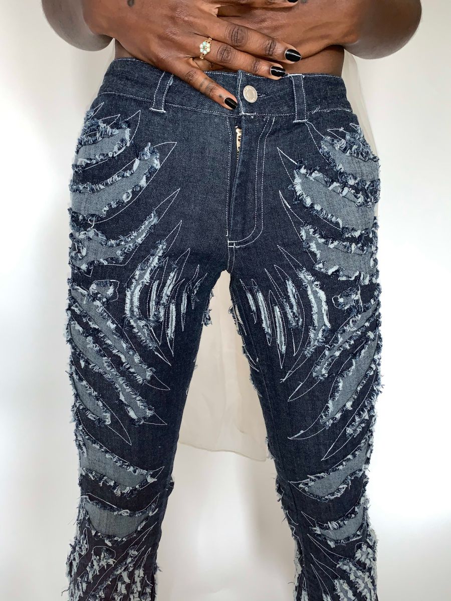 Yoshiki Hishinuma Shredded Jeans product image
