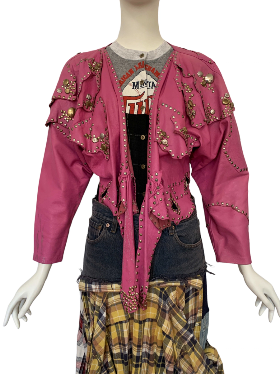 80s Studded Leather Jacket product image