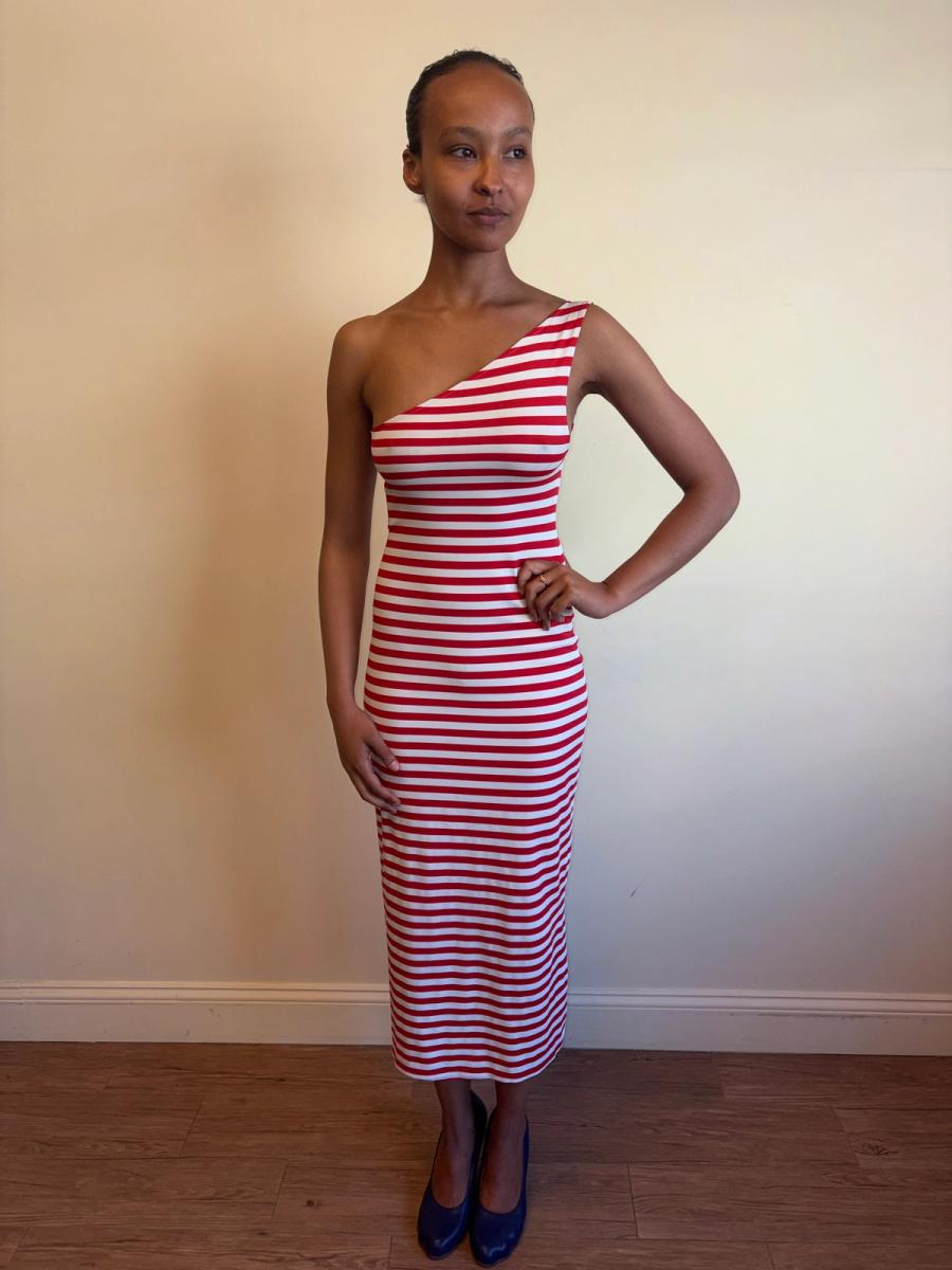 1970s Kamali Striped Dress product image