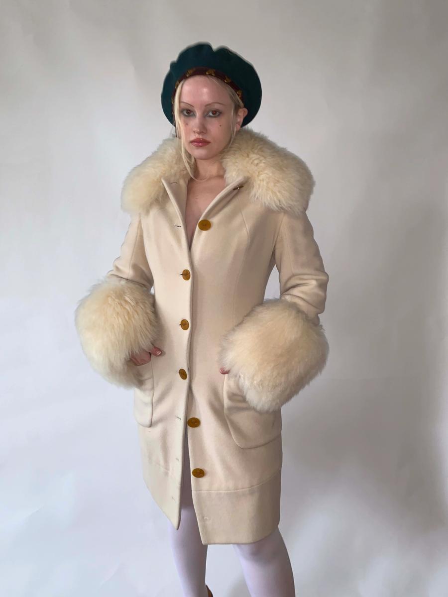 Vivienne Westwood Ivory Poodle Coat
