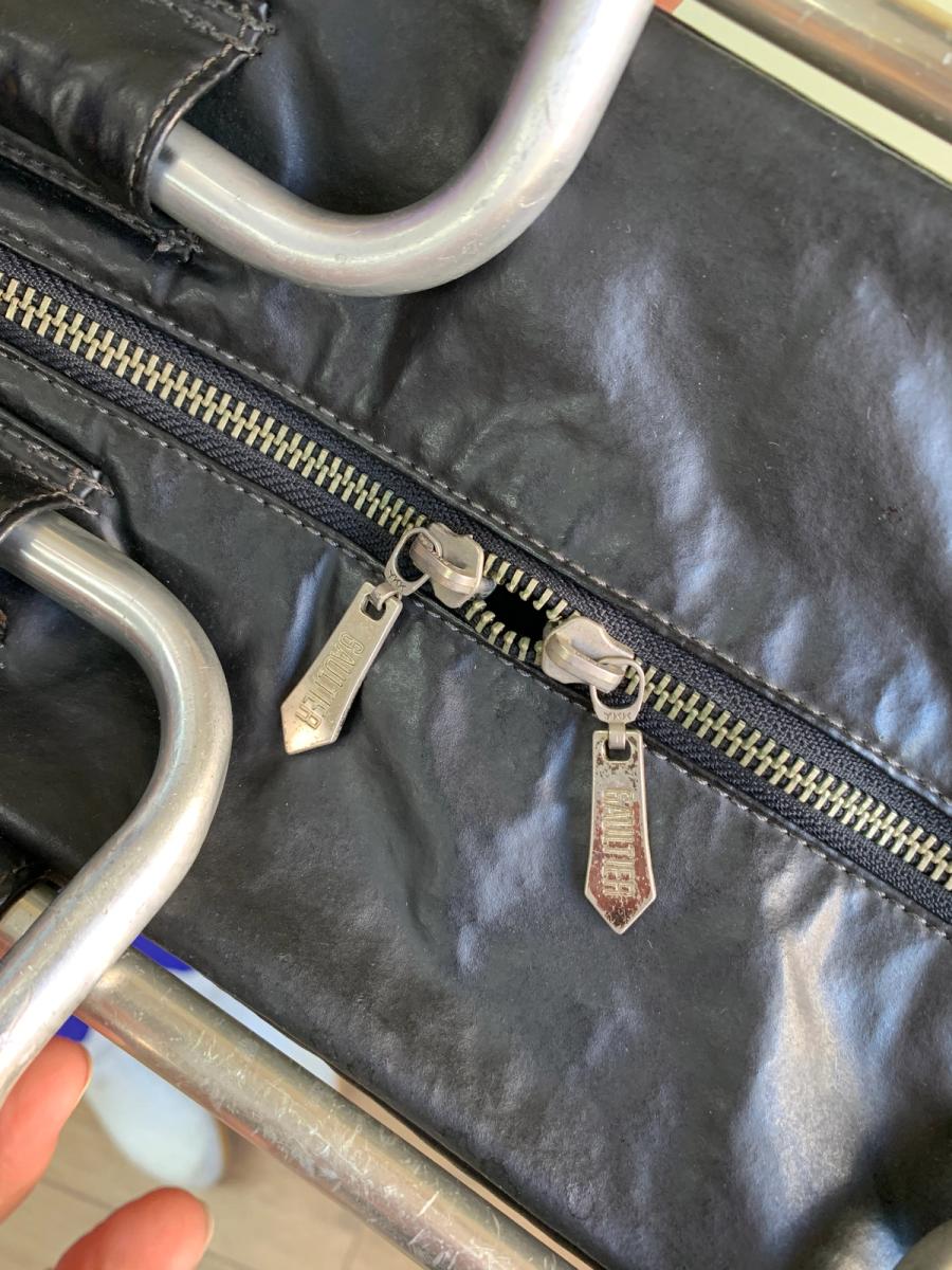 80s Gaultier Metal Frame Traveling Bag product image