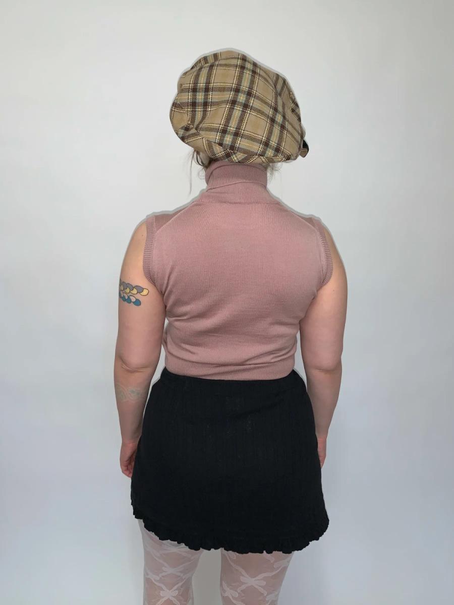 90s Vivienne Westwood Black Pointelle Skirt product image