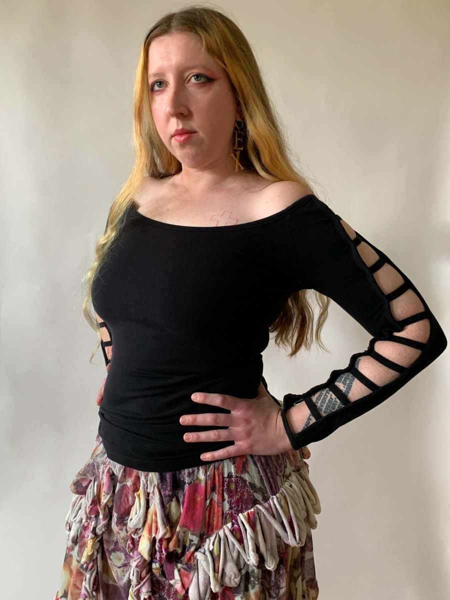 80s Lolita Lempicka Cage Shirt product image