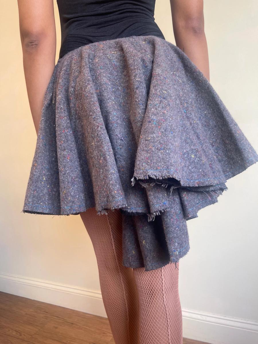Nozomi Ishiguro Confetti Tweed Skort product image