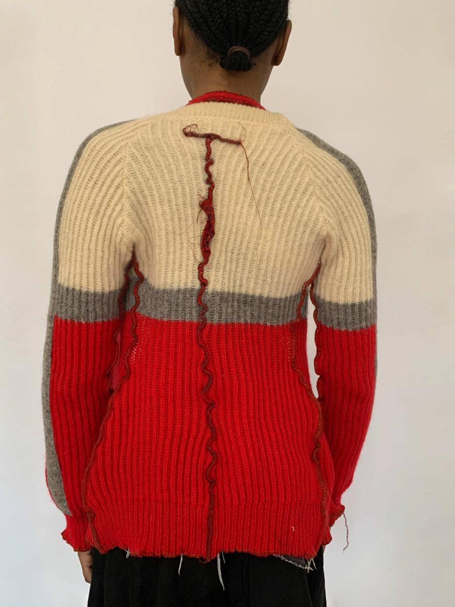 90s Xuly Bët Patchwork Sweater product image