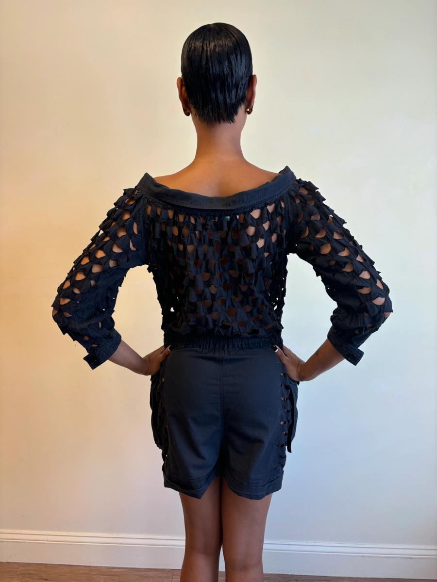 1984 Chantal Thomass Cutout Romper product image