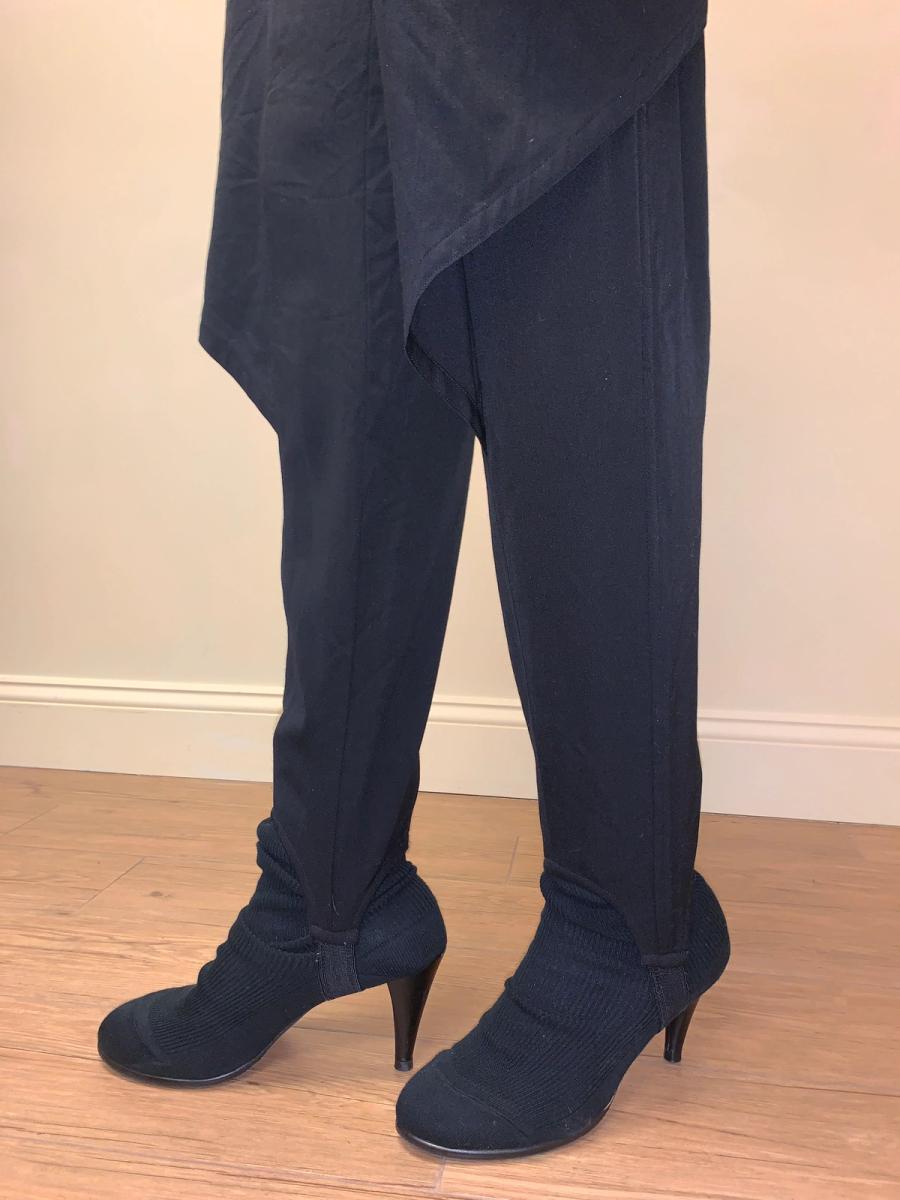 Kansai Yamamoto Stirrup Pants With Buttoning Winged Detail product image