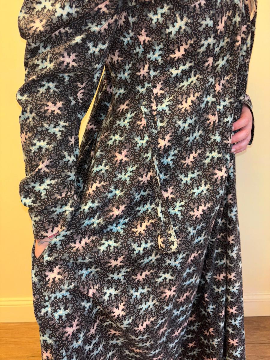 1800s Vermicular Print Vibrant Wrapper product image