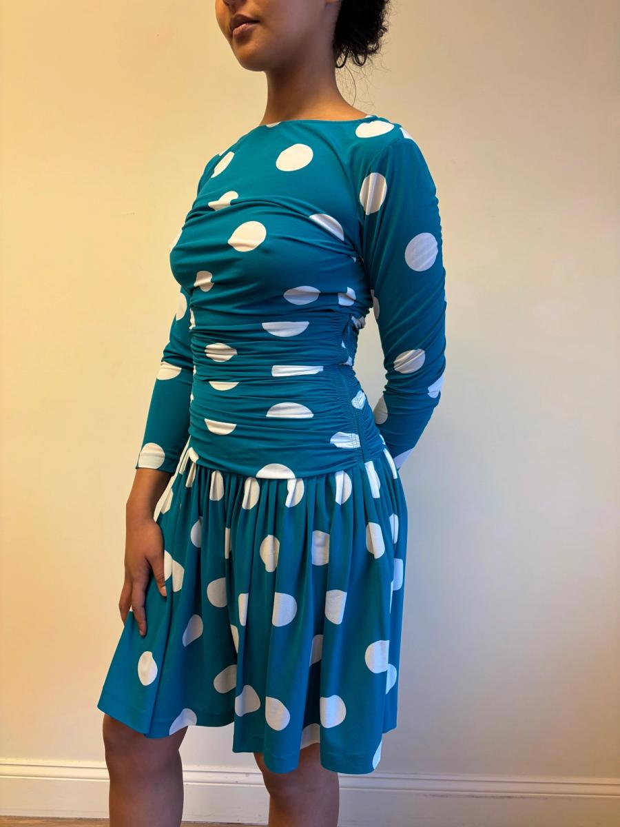 1980s Norma Kamali Polka Dot Set product image