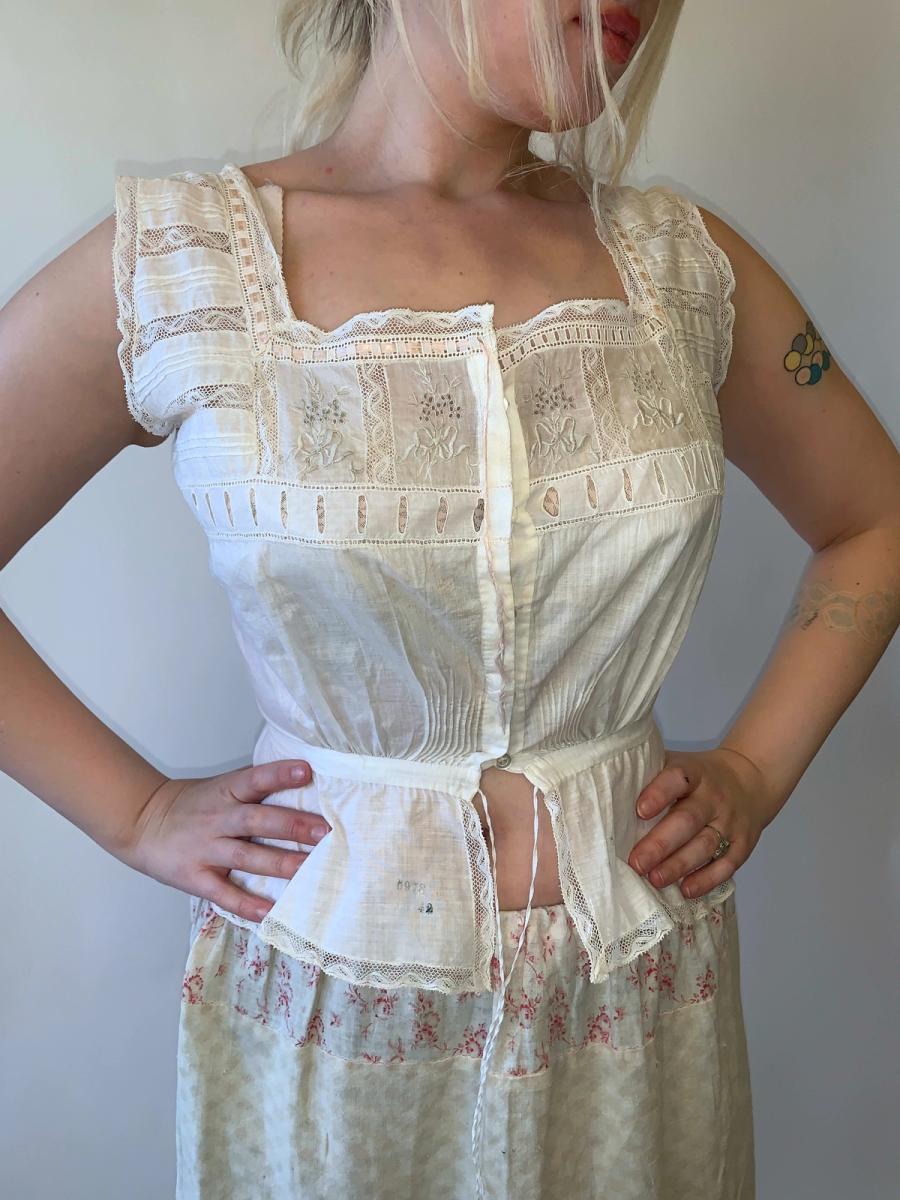 Edwardian Ribbon and Wheat Corset Cover product image