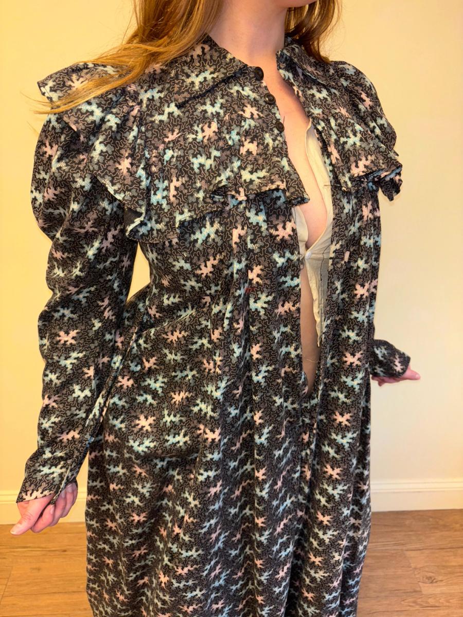 1800s Vermicular Print Vibrant Wrapper product image