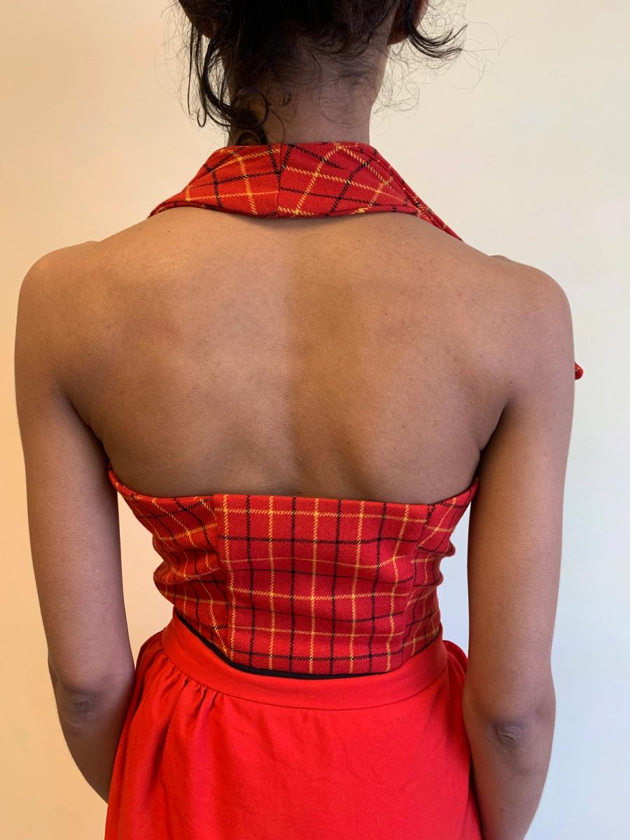 Vivienne Westwood 'Vive la Cocotte' AW 1995 Tartan Corset product image