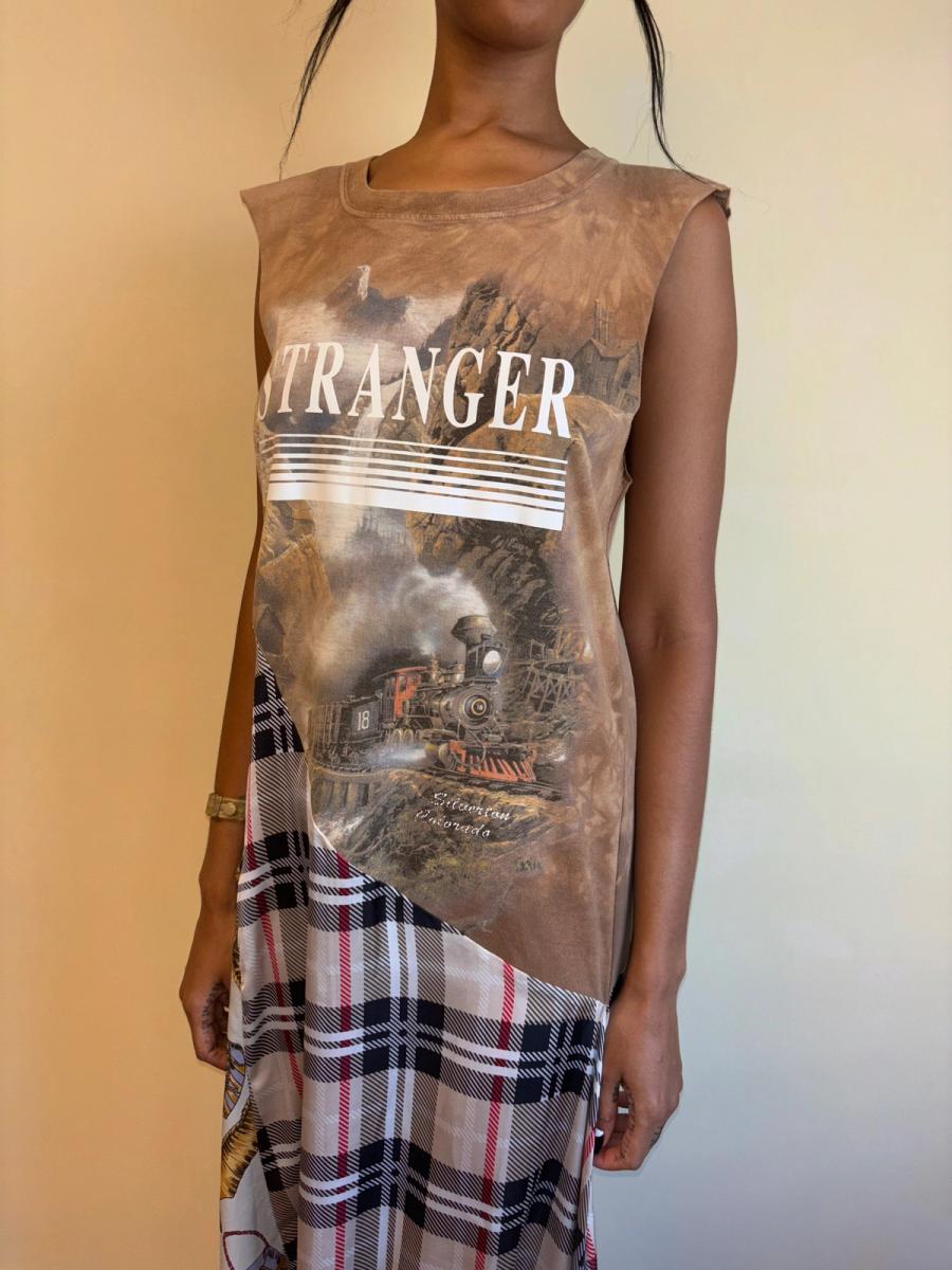 DryCleanOnly 'Stranger' Patchwork Dress product image