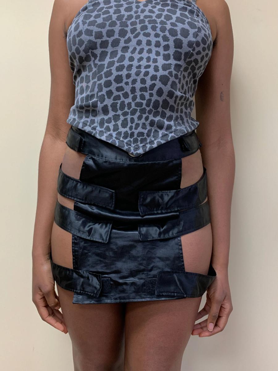 Fötus Cage Strap Miniskirt product image