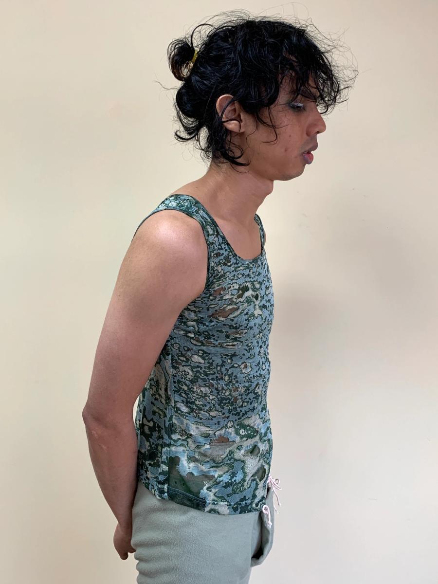 Vintage Beauty: Beast Green Burnout Tank Top product image