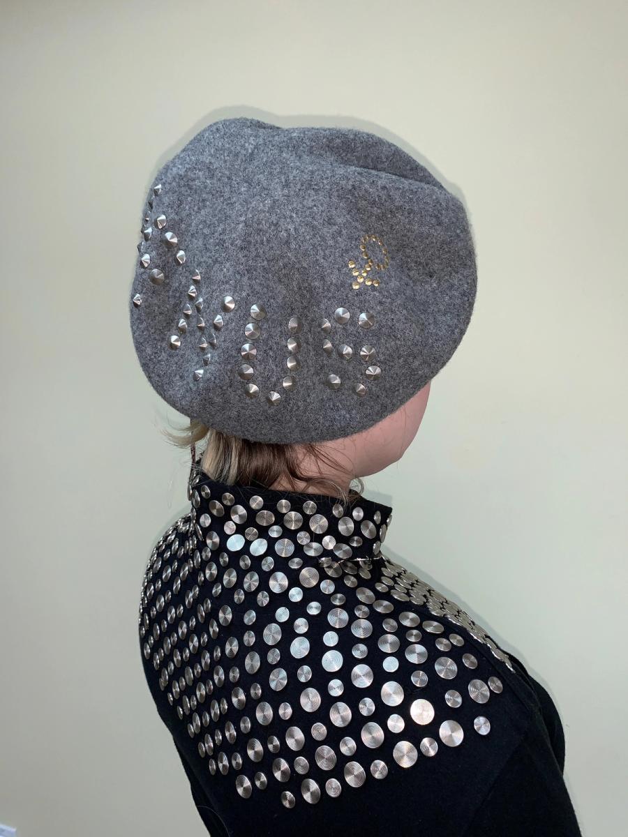 Vivienne Westwood Studded Gray "Venus" Beret product image