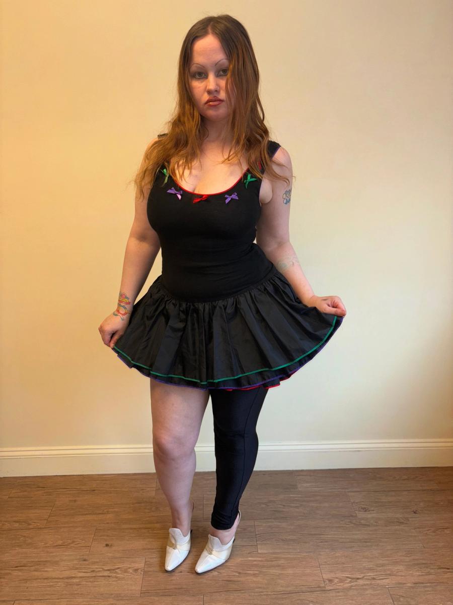 80s Lolita Lempicka Bow Dress product image