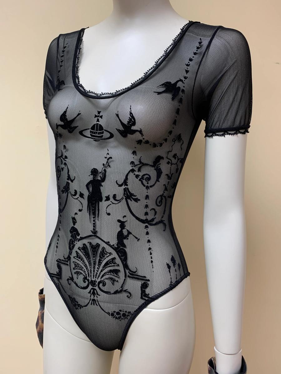1992 Vivienne Westwood Black Boulle Leotard product image