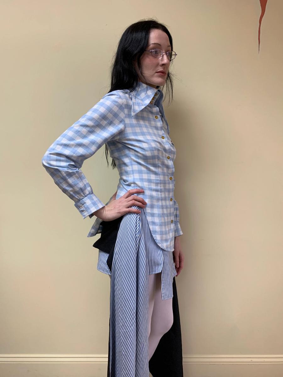 90s Vivienne Westwood Gingham Button Up product image