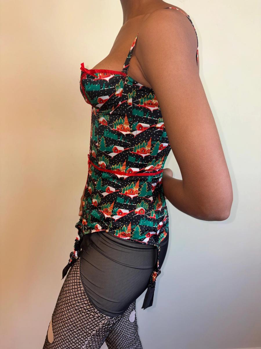Vintage Chantal Thomass Christmas Present Bustier product image