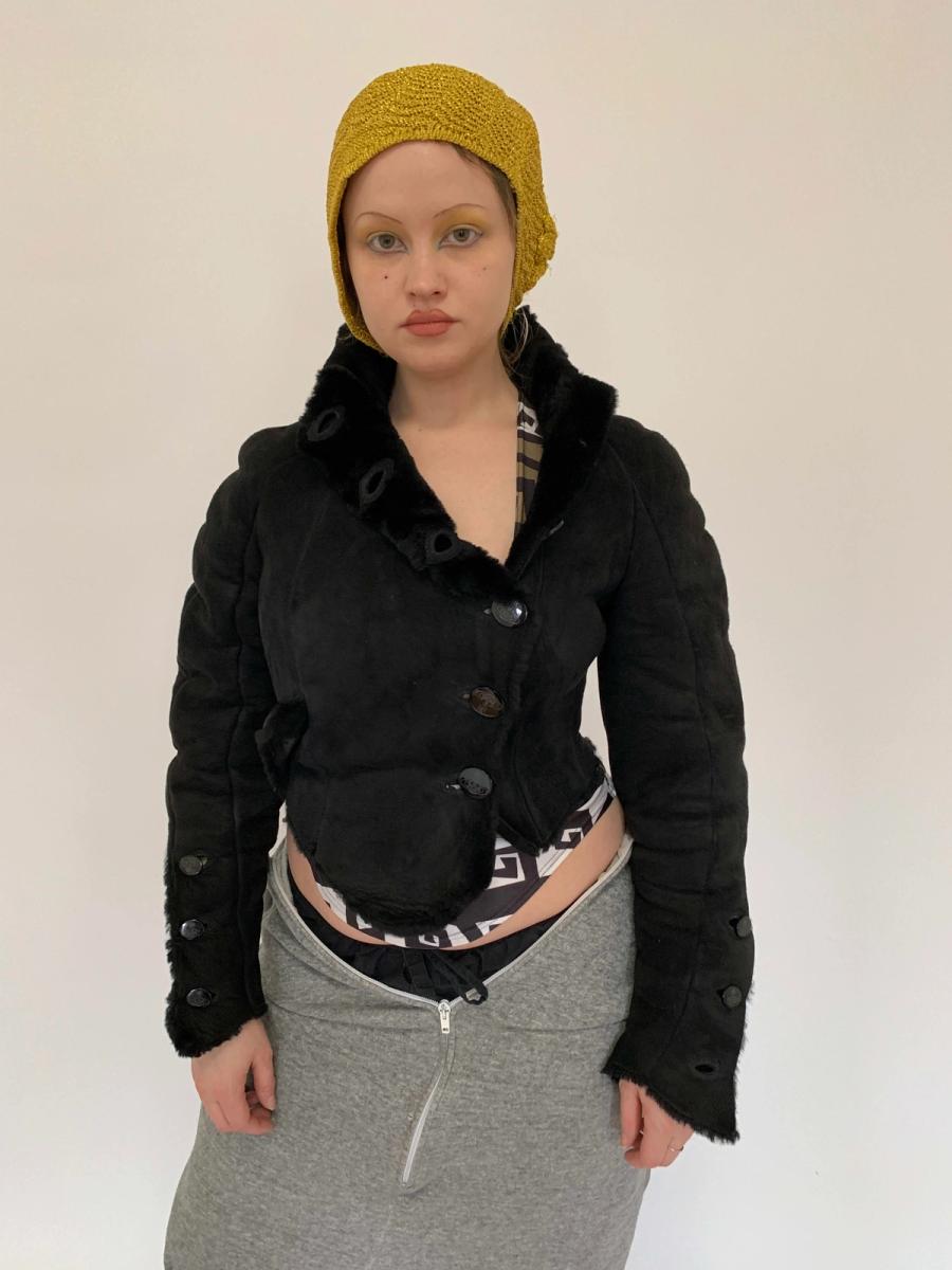 90s Vivienne Westwood Shearling Jacket product image