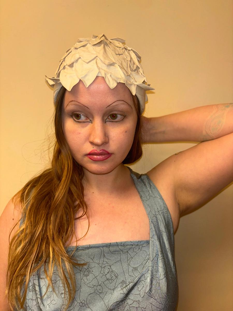 1950s Kleinerts Rubber Petal Swim Cap  product image