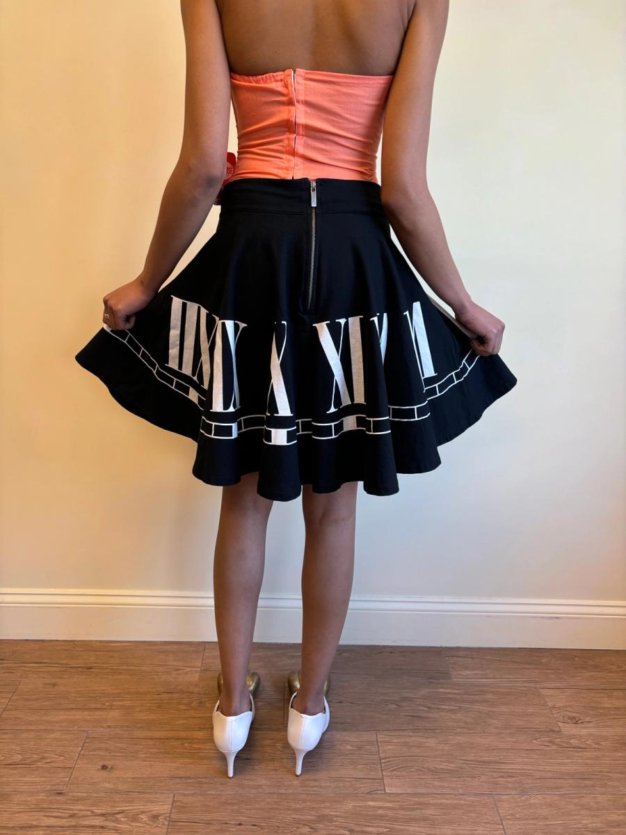 JC de Castelbajac Clock Print Skirt product image
