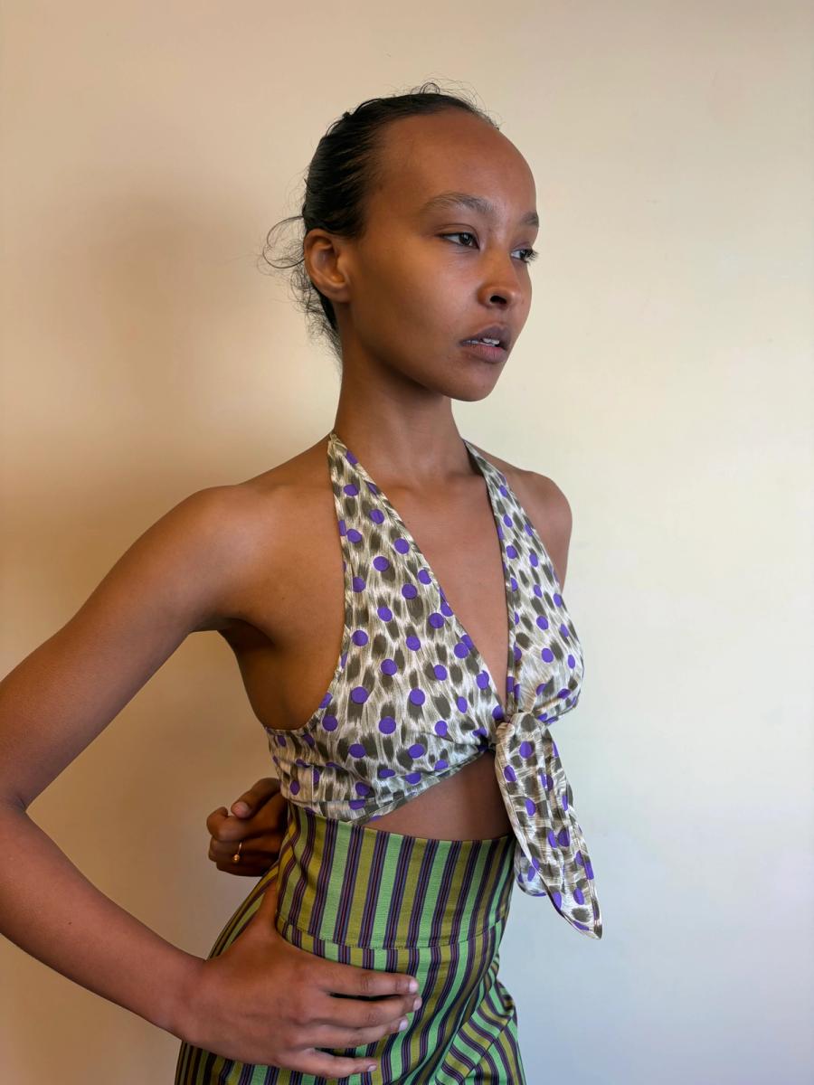 Ungaro Leopard Polka Dot Halter  product image