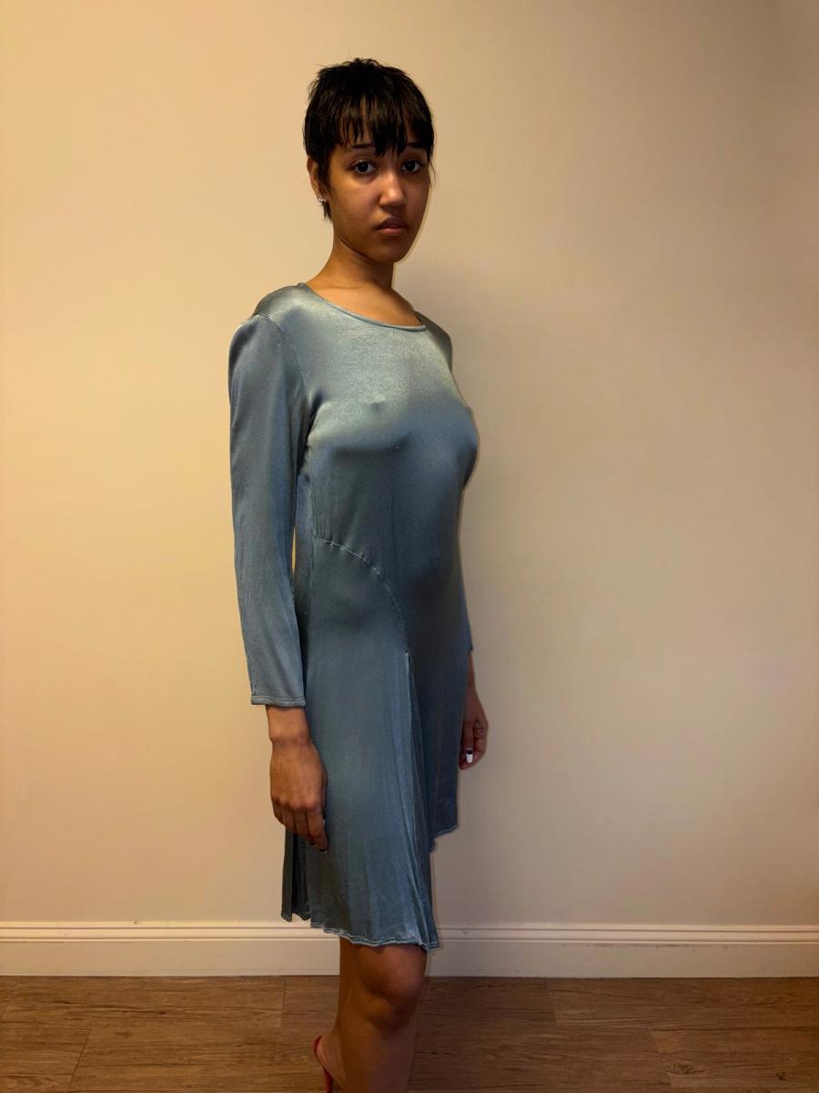 90s Ghost Liquid Dress product image