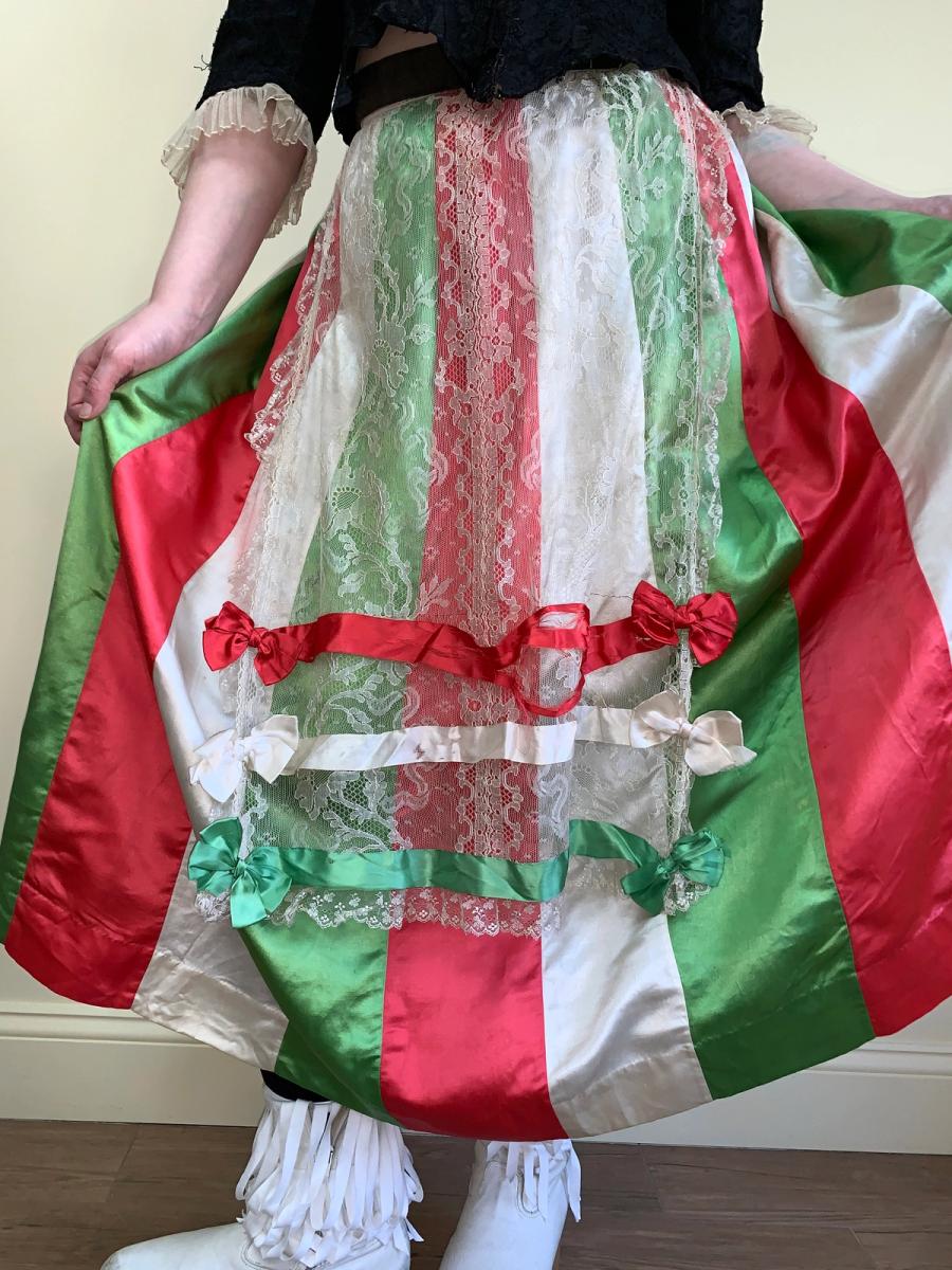 Early 1900s Basque Apron Skirt product image