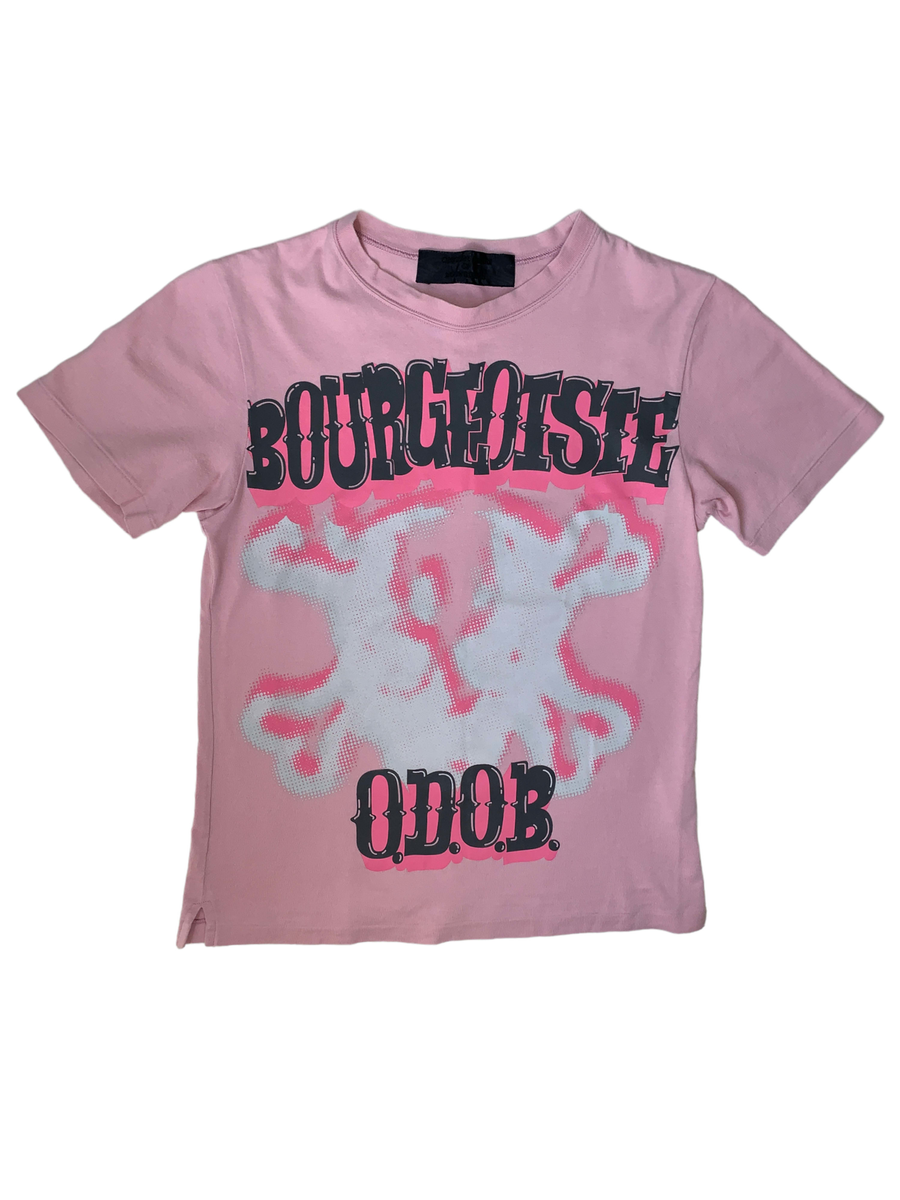 Obscure Desire of Bourgeoisie Fuzzy Skull T-shirt product image