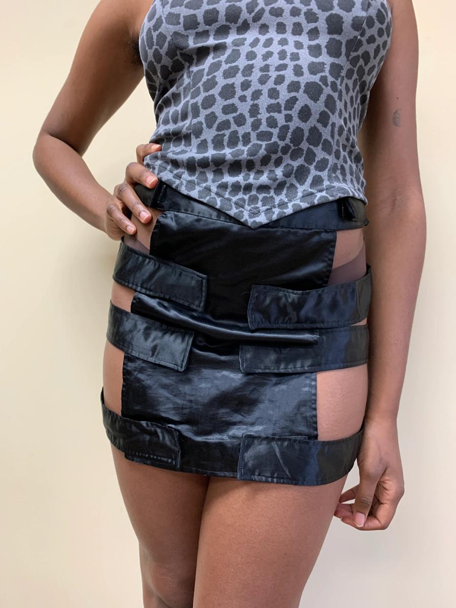 Fötus Cage Strap Miniskirt product image