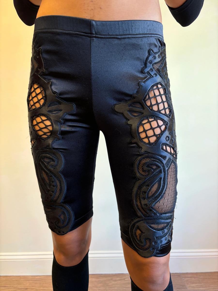 KTZ Trapunto Cutout Bike Shorts product image