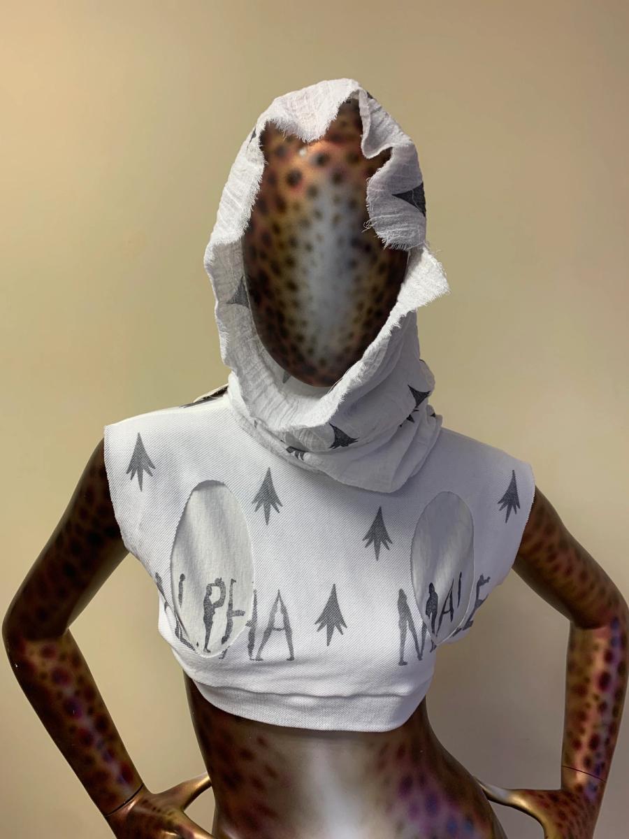 Alpha Male Top With Gauze Hood 2 product image