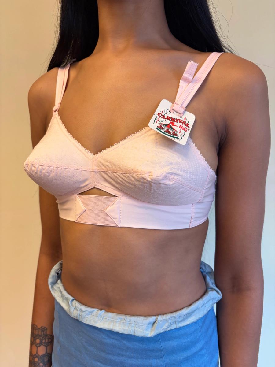 1950s Deadstock Carnival Pink Cone Bra product image