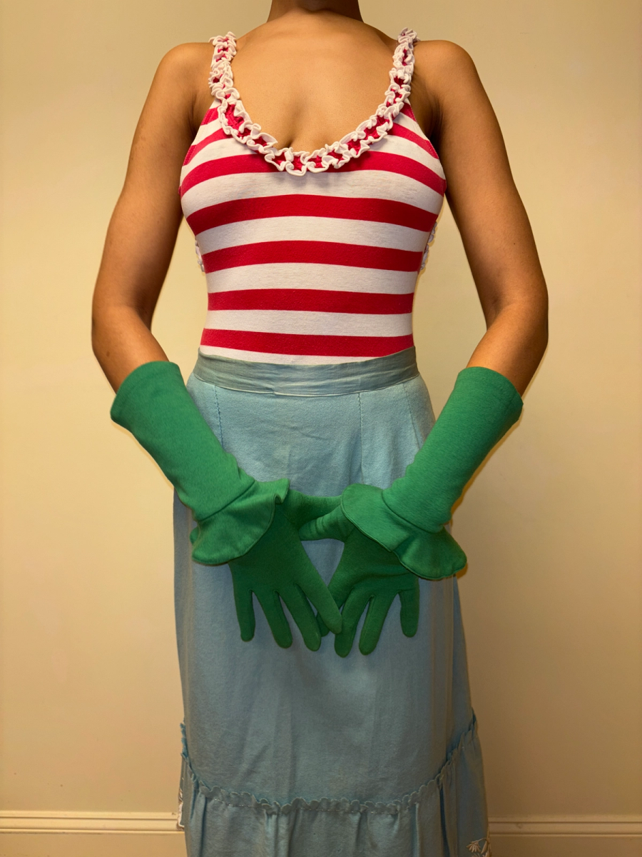 Vintage Chantal Thomass Green Gloves product image