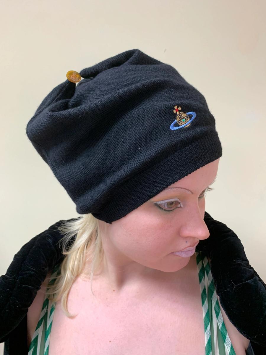 Vivienne Westwood 90s Knit Orb Cap with Button product image