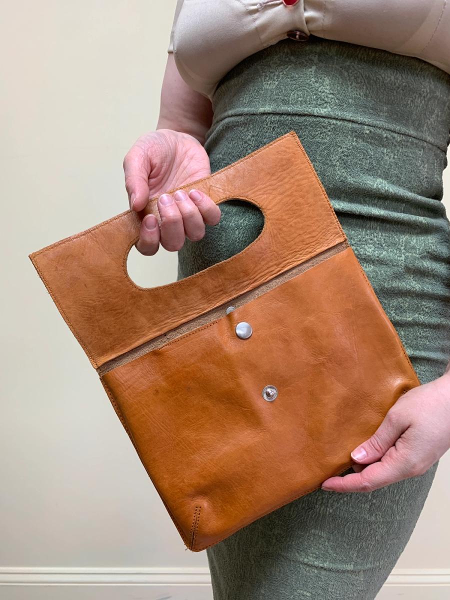 Blonde Cigarettes Joker Card Leather Bag product image