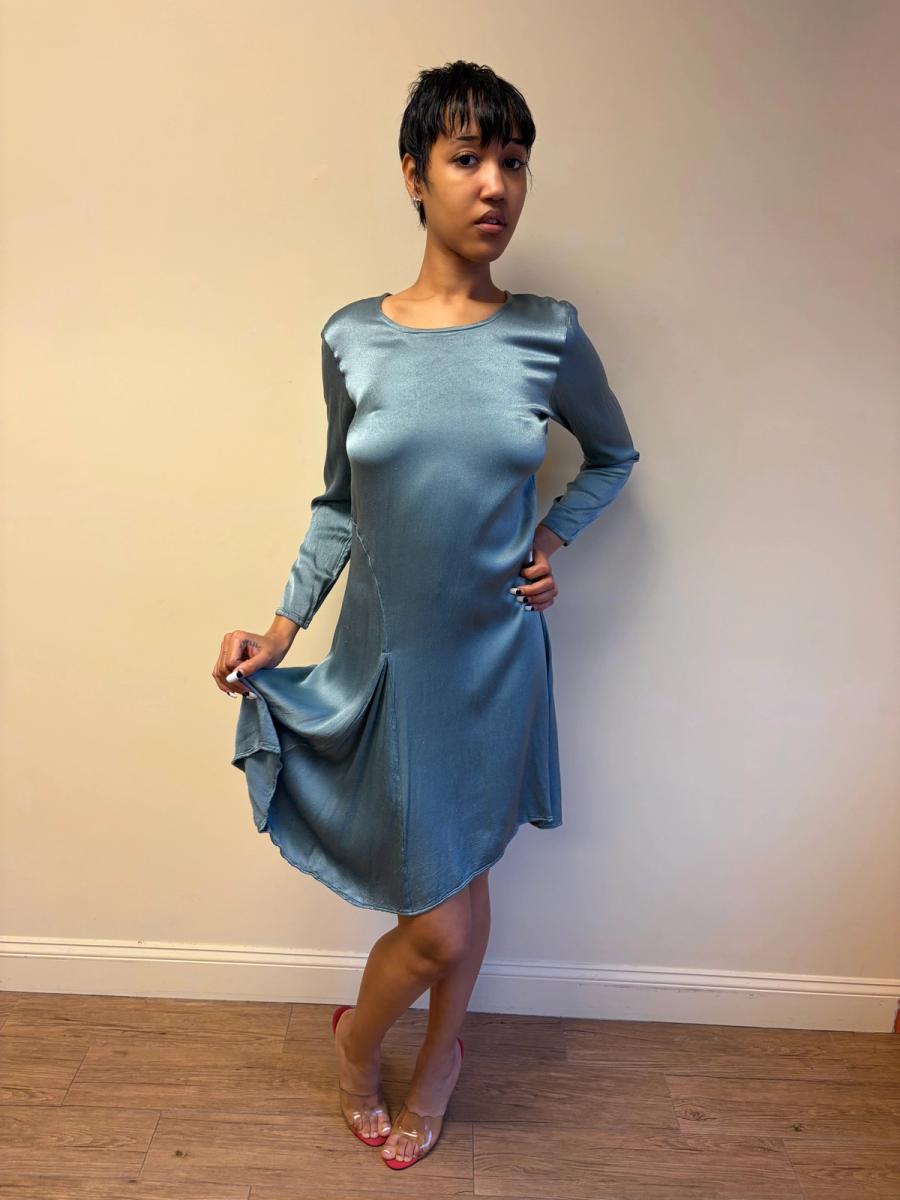 90s Ghost Liquid Dress product image